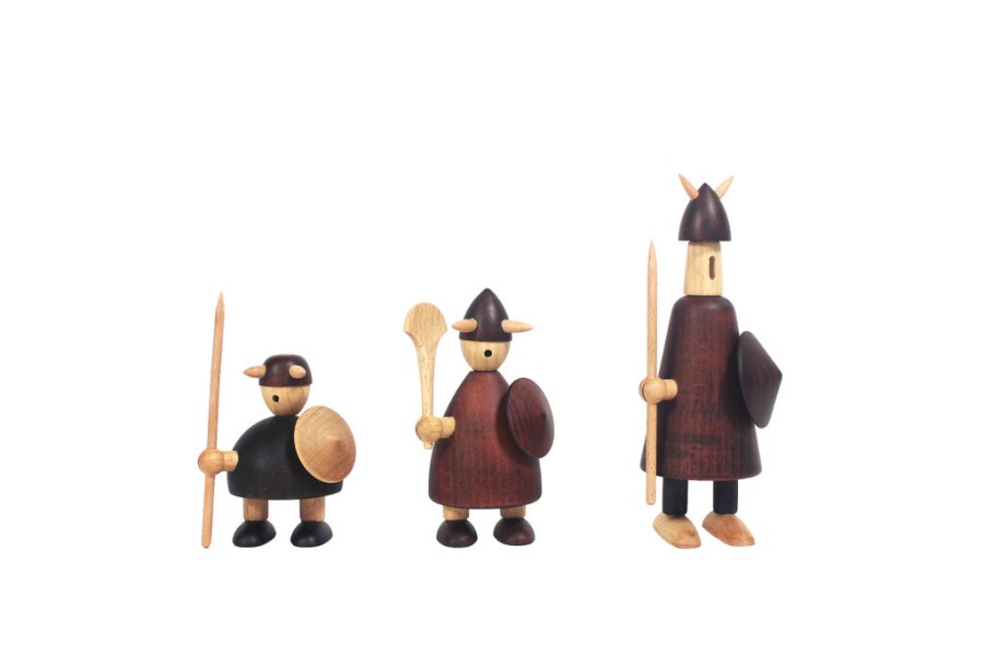 Andersen Furniture The vikings of Denmark 3er Set, Buche gebeizt